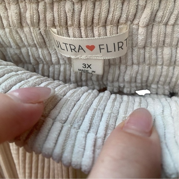 Ultra Flirt PLUS SIZE Corduroy Pull On Athleisure Pants I Size: 3XL - Picture 4 of 9